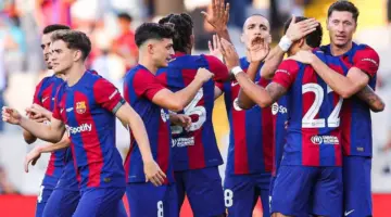 الدوري الإسباني.. برشلونة يتفوق على إسبانيول 2\0 في الشوط الأول